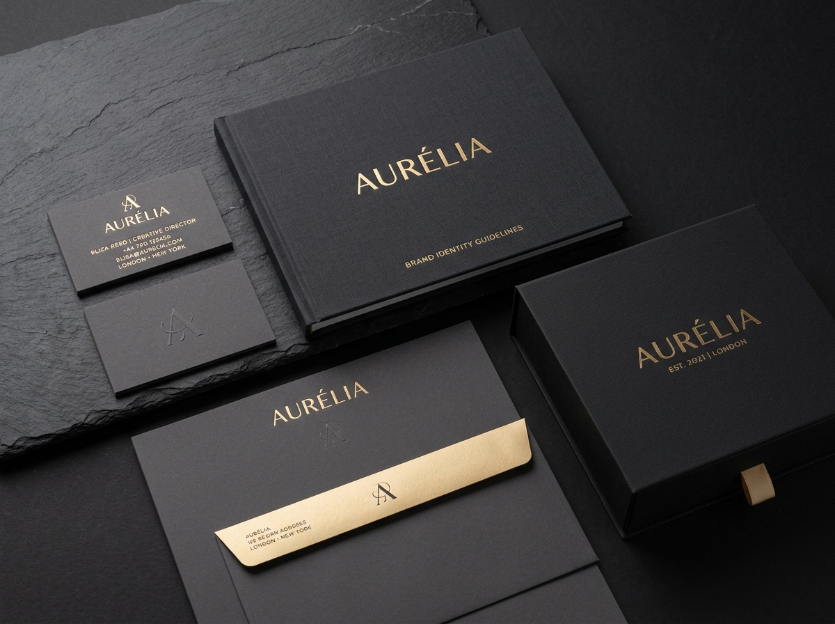 AUREA STUDIO — Branding corporativo y packaging editorial